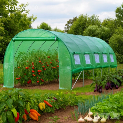 НОВО! Оранжерия с навиващо покривало