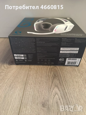 НОВИ Безжични слушалки Logitech G733 Wireless  цвят Бял, снимка 2 - Bluetooth слушалки - 52633083