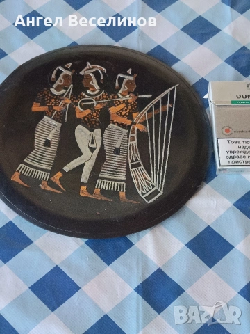 медна чиния за стена , снимка 2 - Декорация за дома - 54171368