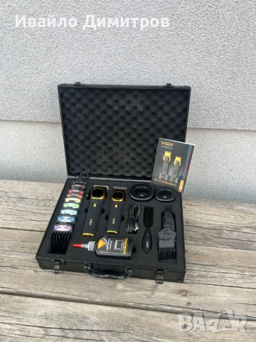 С КУФАРЧЕ!Комплект машинки за подстригване и контури-GoldSeries, снимка 3 - Машинки за подстригване - 54216871