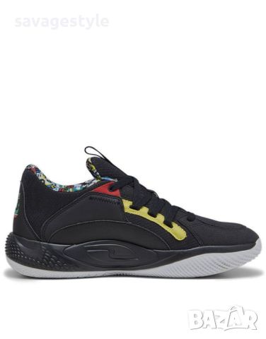 Мъжки маратонки PUMA Court Rider Chaos Trash Talk Basketball Shoes Black/Multi, снимка 2 - Маратонки - 45959329