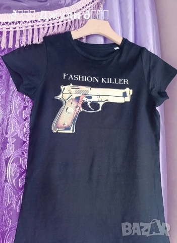 Дамска блузка Fashion Killer, снимка 2 - Тениски - 53982802