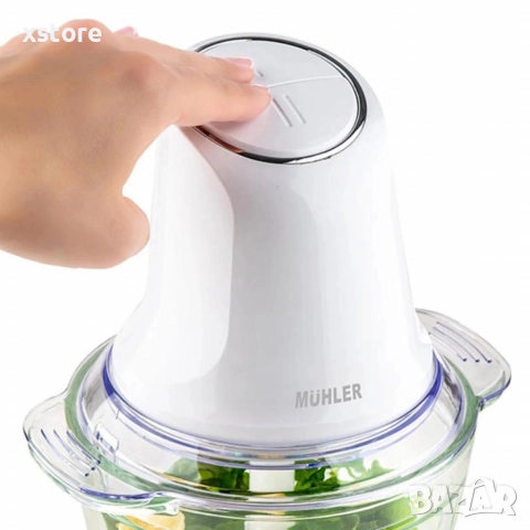 Мини чопър Muhler MCH-5088 – Мели, реже и пасира за секунди, снимка 7 - Чопъри и пасатори - 52687537