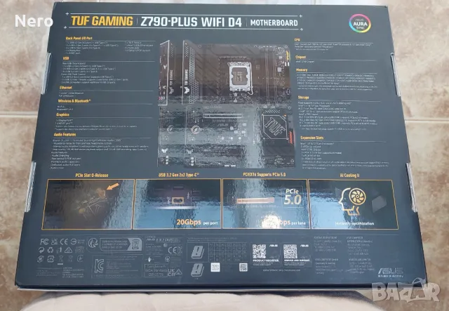 Дъно ASUS TUF GAMING Z790-PLUS WIFI D4, снимка 6 - Дънни платки - 49228000