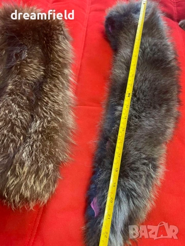 Ленти, яки, гарнитура от естествен косъм лисица, снимка 3 - Други - 53484287