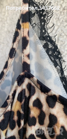 Рокля с тигров принт , снимка 4 - Рокли - 51435564