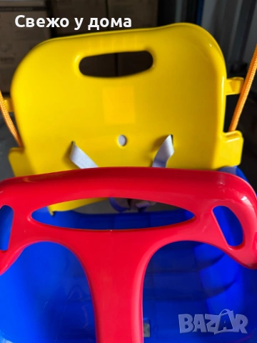 Детска люлка с облегалка 3 в 1 - максимална безопасност и комфорт, снимка 4 - Детски люлки - 54052708