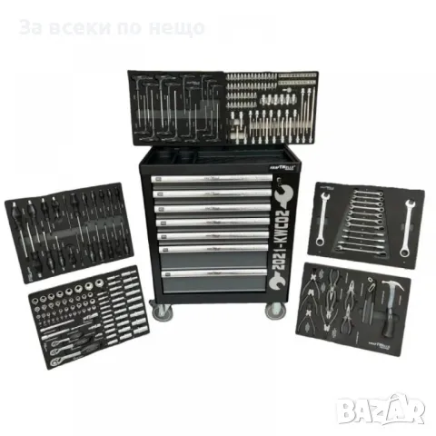 Шкаф с инструменти KraftWelle със 7 чекмеджета – 6 пълни, снимка 2 - Други инструменти - 50322747