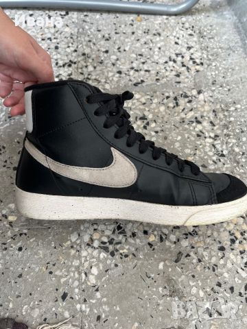 Nike blazer черни mid, снимка 2 - Маратонки - 46042749