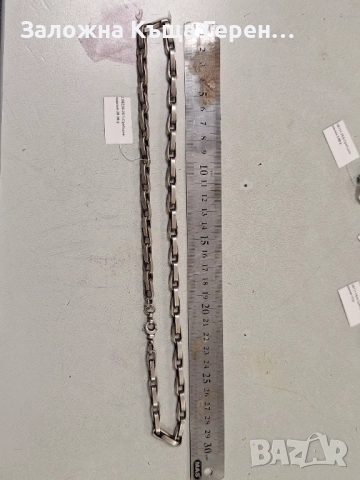 Сребърен синджир 28,36гр