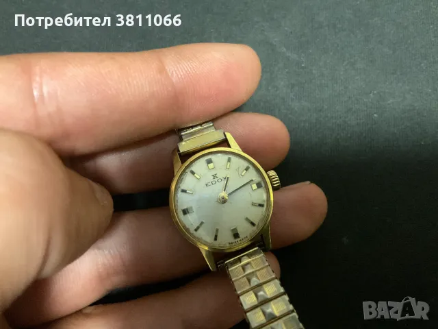 Швейцарски дамски часовник Edox/ Едокс - работи, снимка 1 - Дамски - 46942234