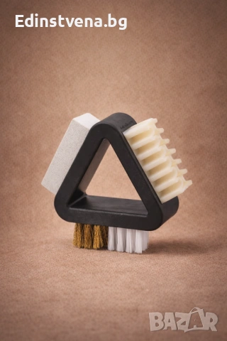 Coccinè 3 в 1 Комбинирана четка за почистване и разрошване на велур и набук, снимка 2 - Други стоки за дома - 52341283