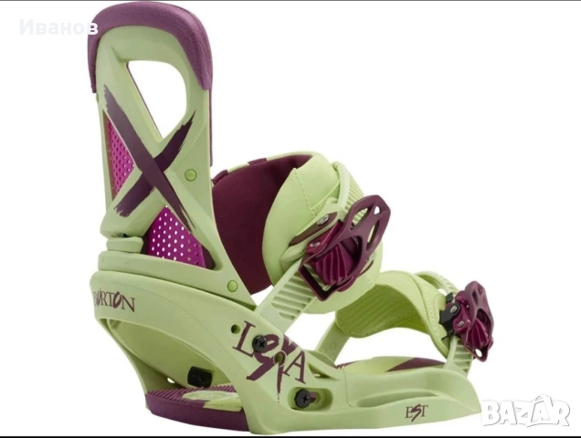 Дамски сноуборд автомати Burton Lexa EST – Размер S (Нови), снимка 2 - Зимни спортове - 53651634