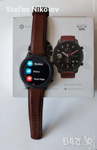 Продавам Amazfit gtr 47mm , снимка 4 - Смарт часовници - 53878052