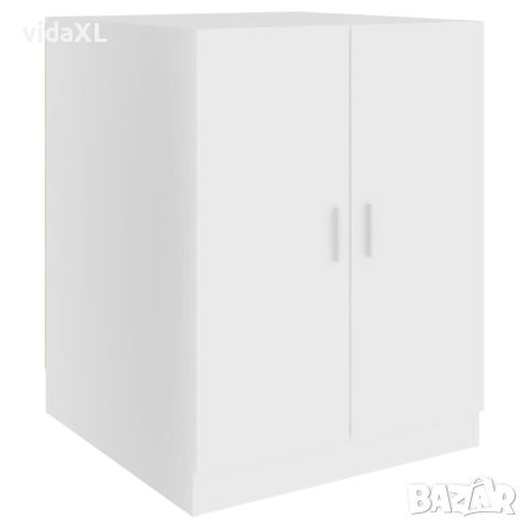 vidaXL Шкаф за пералня, бял, 71x71,5x91,5 см（SKU:808395
