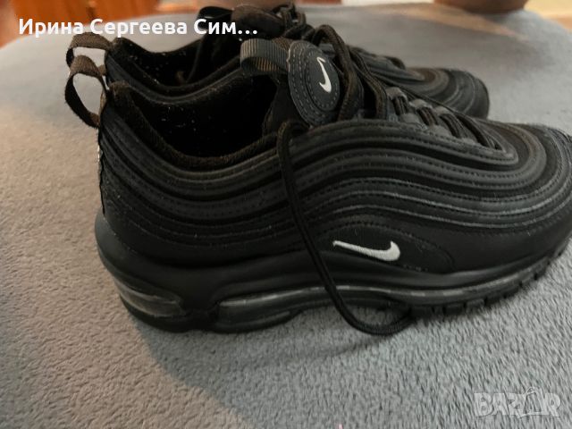 Оригинални маратонки Nike air max 97 - 35,5 номер, снимка 1 - Детски маратонки - 46543913