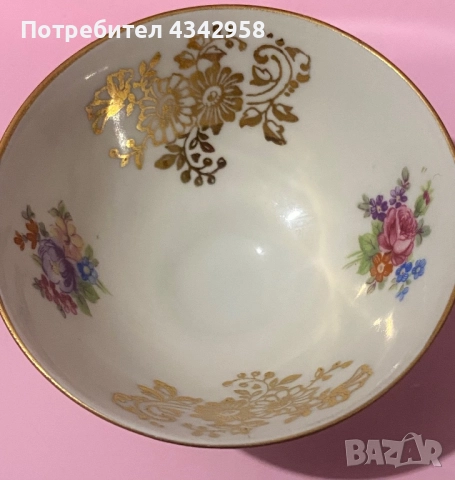 GKS. 1900-1945 г.Порцеланова чаша., снимка 5 - Антикварни и старинни предмети - 52436162