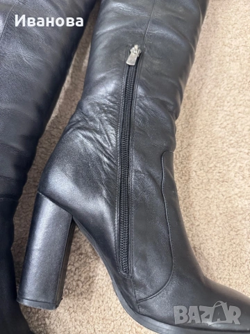 Дамски чизми от естествена кожа, снимка 3 - Дамски ботуши - 53086324