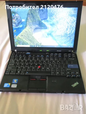 Лаптоп Lenovo Thinkpad X201,i5-520M,8GB RAM,128GB SSD,нова батерия, снимка 1 - Лаптопи за дома - 46989836