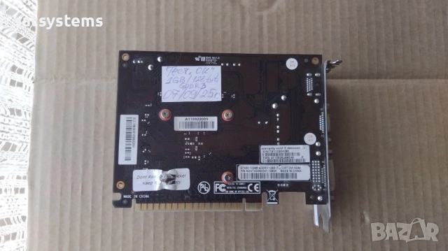 Видео карта NVidia GeForce Palit GT430 HDMI 1024MB GDDR3 128bit PCI-E, снимка 8 - Видеокарти - 51636220