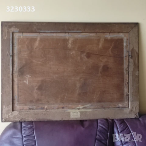 Картина принт с дървена рамка стара, снимка 7 - Антикварни и старинни предмети - 51247262