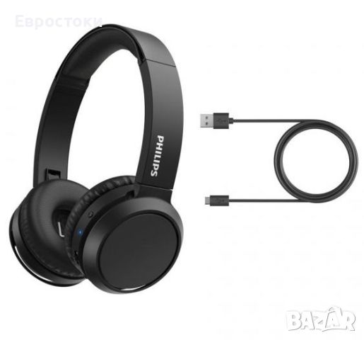Безжични слушалки Philips 4000 series TAH4205 с микрофон, цвят: черно. Витринен продукт , снимка 5 - Слушалки и портативни колонки - 46230665