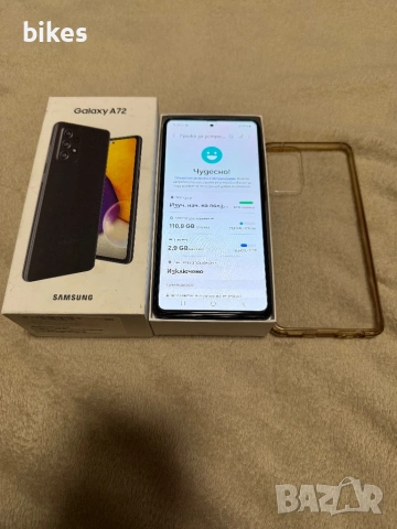 Samsung galaxy A72 128gb/6ram КАТО НОВ 110€, снимка 2 - Samsung - 53500840