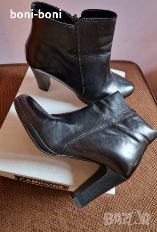 Боти естествена кожа 39, снимка 4 - Дамски боти - 52185289