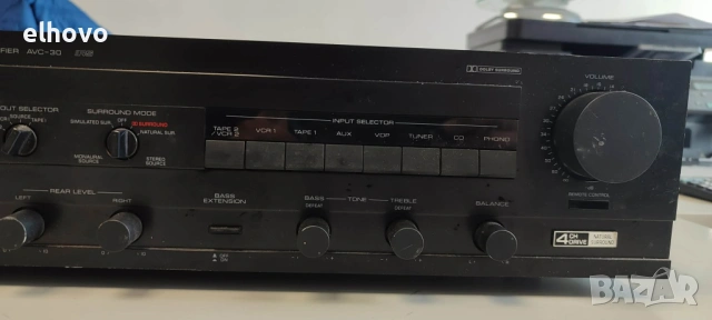 Стерео усилвател Yamaha AVC-30, снимка 8 - Ресийвъри, усилватели, смесителни пултове - 53282769