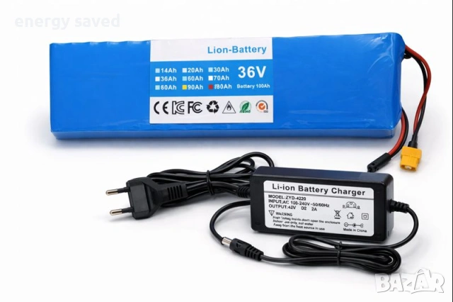 ПРОМО! Батерия 36V 10Ah + зарядно – за електрическа тротинетка / eBike / скутер