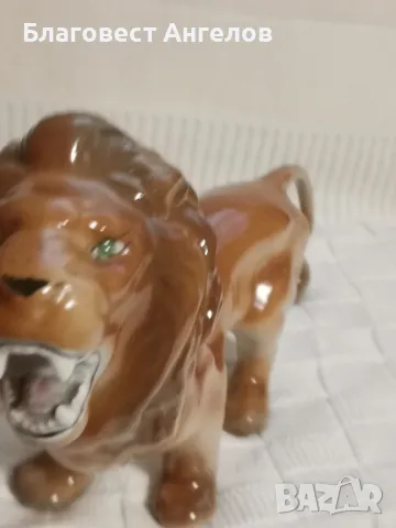 Порцеланова статуетка на лъв, снимка 7 - Колекции - 49689486