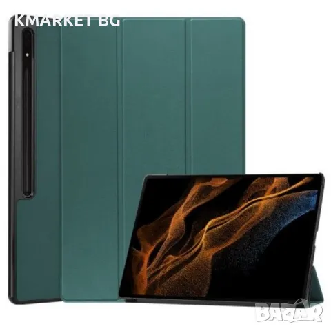 Samsung Galaxy Tab S10 Ultra Кожен Калъф и протектор, снимка 3 - Калъфи, кейсове - 48098372