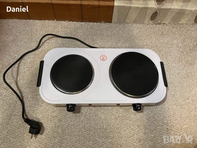 Двойна електрическа котлонна плоча TECTRO – 2500W, снимка 2 - Котлони - 52576603