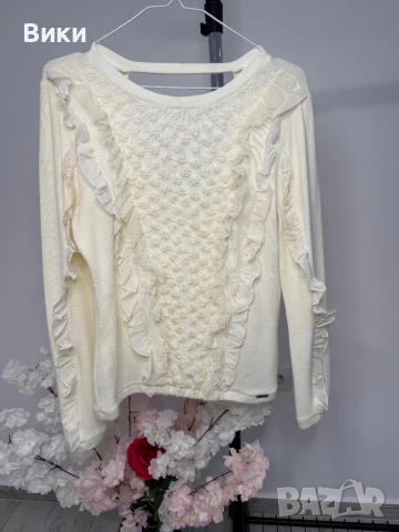 Алеса Alessa пуловер , снимка 2 - Блузи с дълъг ръкав и пуловери - 52114267