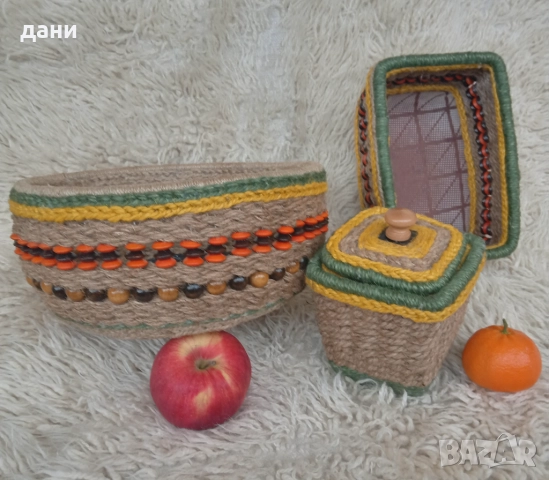 Комплект Декоративни съдове - ръчна изработка , снимка 3 - Декорация за дома - 52455526