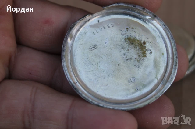 Швейцарски сребърен джобен часовник , снимка 10 - Джобни - 50874733