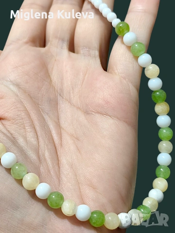 Колие от естествени камъни 