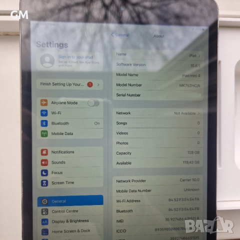 iPad mini 4 128 GB WiFi + 4G, снимка 2 - Таблети - 52677466