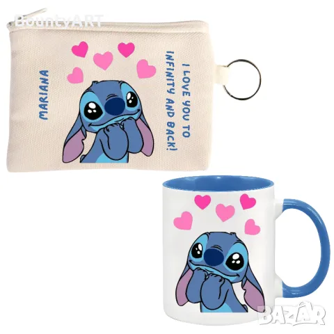 Персонализиран комплект Стич, снимка 1