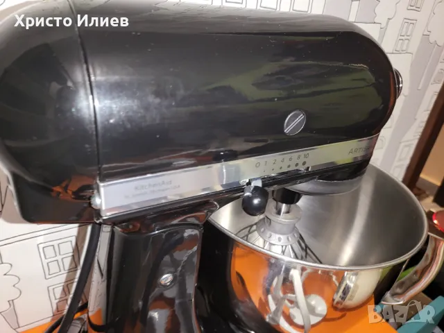 Планетарен миксер KitchenAid Artisan Ръчен миксер с 9 скорости чопър комплект , снимка 15 - Миксери - 47980274