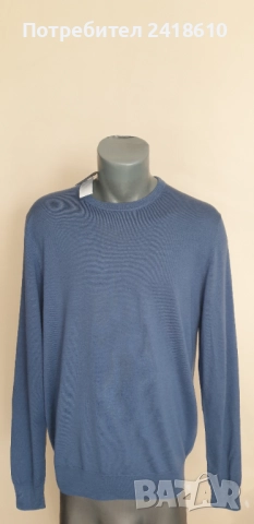 Hackett  Merino / Silk - Knit  Mens Size L  НОВО! ОРИГИНАЛ! Mъжки Пуловер, снимка 2 - Пуловери - 52151257