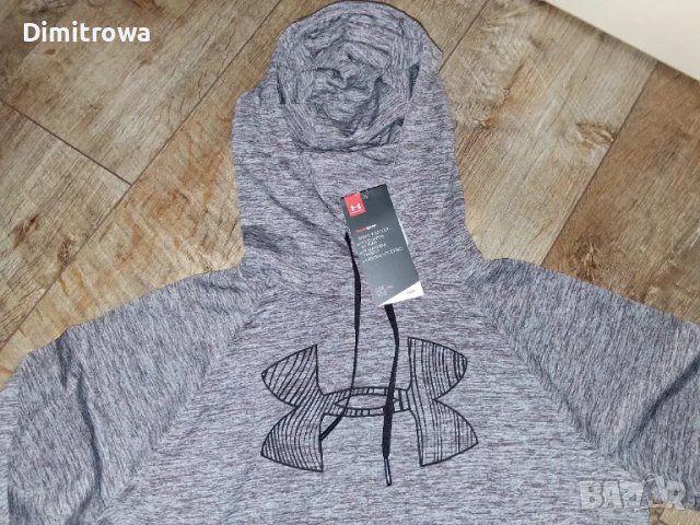 Спортен дамски р-р L суитшърт с качулка Under Armour, снимка 2 - Суичъри - 49780023