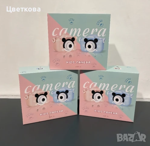 HD цифров фотоапарат за деца – 1080P видео, забавни рамки и устойчив дизайн, снимка 2 - Фотоапарати - 50489940