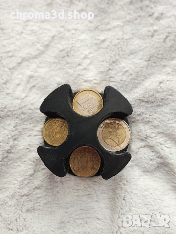 Евро Монетник за автомобил кола МПС. Car Euro coin holder, снимка 2 - Аксесоари и консумативи - 52976597