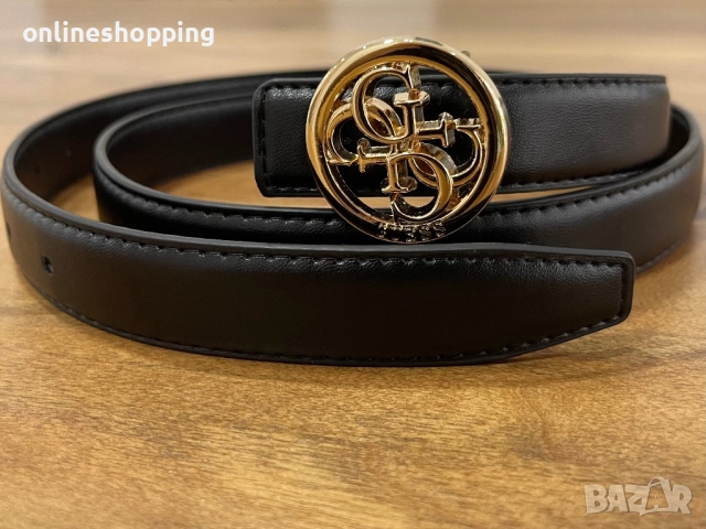 **НОВИ** луксозни GUESS кожени колани в 2 различни цвята, снимка 2 - Колани - 52856328