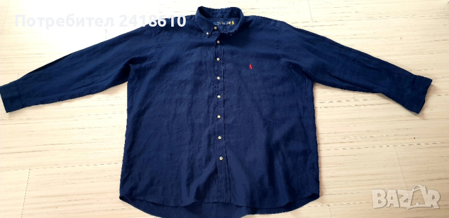 POLO Ralph Lauren Len/ Лен Mens Size 2XL НОВО! ОРИГИНАЛ! Мъжка Ленена Риза.