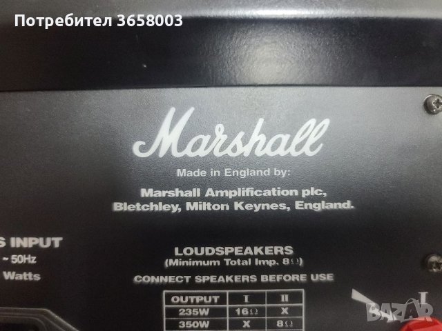 Marshall MF350 хибриден китрен усилвател, снимка 3 - Китари - 45825398