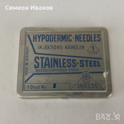 Стари игли за спринцовка Injekta Германия 12 броя #5960