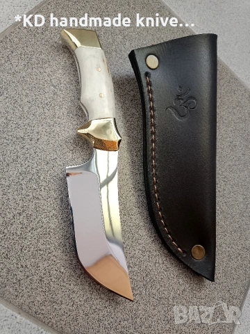 Ръчно изработен нож за дране от марка KD handmade knives ловни ножове 