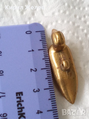 Бронзова фигурка на патица 🦆 44998, снимка 4 - Колекции - 54177425